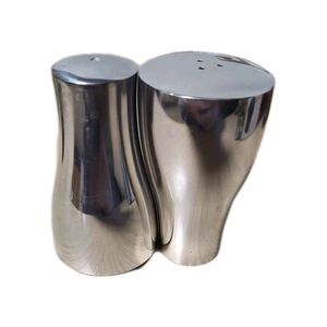 Vintage 1999 Neil Cohen Nambe Salt & Pepper Shakers